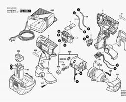 Bosch Impact Wrench GDS 12 V spare parts