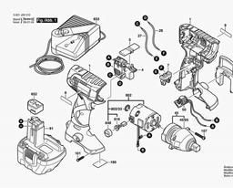 Bosch Impact Wrench 22612 spare parts