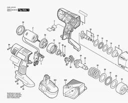 Bosch Impact Wrench 21618 spare parts