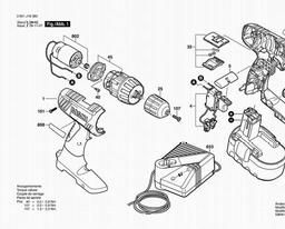 Bosch Cordless Drill Driver GSR 18-2 spare parts