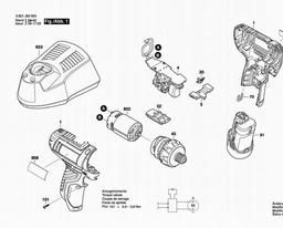 Bosch Cordless Screwdriver GSR 12-LI spare parts