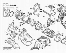 Bosch Cordless Impact Drill GSB 18 VE-2 spare parts