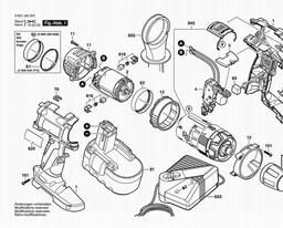 Bosch Cordless Impact Drill GSB 18 VE-2 spare parts
