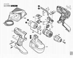 Bosch Cordless Screw Driver GSR 18 V spare parts