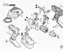 Bosch Cordless Drill Driver 34618 spare parts
