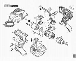 Bosch Batt-oper Screwdriver GSR 12 V spare parts