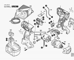 Bosch Impact Wrench GDR 14,4 V-LI spare parts