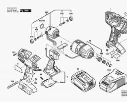 Bosch Impact Wrench 26618 spare parts