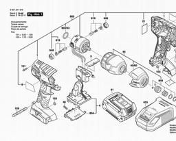 Bosch Impact Wrench 25618 spare parts