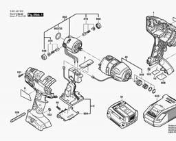 Bosch Impact Wrench 26614 spare parts