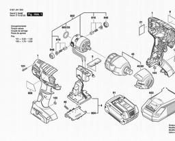 Bosch ASS 18-1/2" spare parts