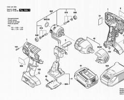 Bosch ASS 18-1/2" spare parts