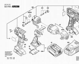 Bosch Impact Wrench 24618 spare parts