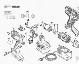 Bosch Cordl Perc Screwdr GSB 14,4-2 spare parts
