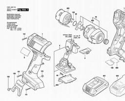 Bosch Impact Wrench IDS181 spare parts