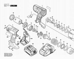 Bosch Cordless Screw Driver GDS 18 V-LI HT spare parts