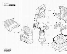 Bosch Orbital Sander GSS 14,4 V-LI spare parts