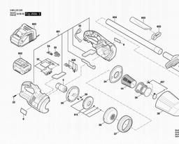 Bosch All Purpose Vacuum Cleane GAS 14,4 V-LI spare parts