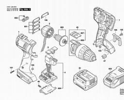 Bosch Cordless Drill Driver GSR 14,4 V-EC spare parts