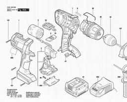 Bosch Cordless Drill Driver GSR 14,4 VE-2-LI spare parts