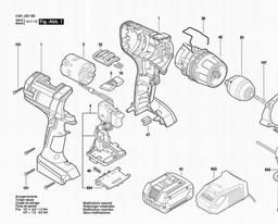 Bosch Cordless Drill Driver GSR 18 VE-2-LI spare parts