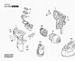 Bosch Impact Wrench GDR 10,8 V-EC spare parts