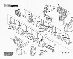 Bosch Impact Wrench GDR 10,8 V-EC spare parts