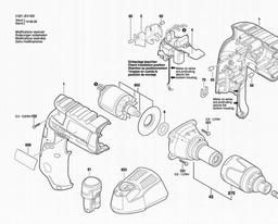 Bosch Cordless Screw Driver GSR 10,8 V-EC TE spare parts