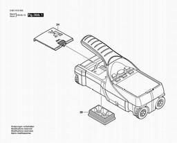 Bosch Univ Detection Device D-TECT 150 spare parts