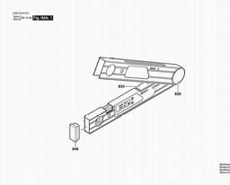 Bosch Protractor GAM 22 MF spare parts