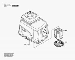 Bosch Laser Level BL 200 GC spare parts