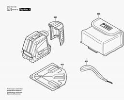 Bosch Laser Level BL 2L spare parts