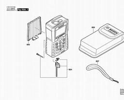 Bosch Distance Measuring Unit DLE 50 spare parts