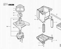 Bosch Laser Level GRL 250 HV spare parts