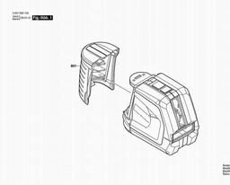 Bosch Laser GLL 2-45 spare parts