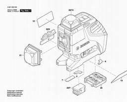 Bosch GLL 3-80 spare parts