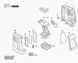 Bosch Laser Cross Level GLL 3 X spare parts
