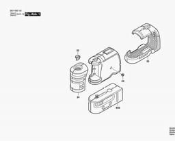 Bosch Laser Level GPL 3 spare parts