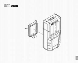 Bosch Light Receiver GLL 2-50+ LR2 spare parts