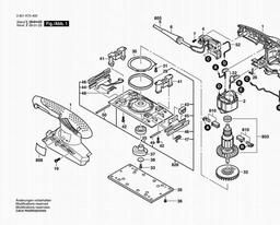 Bosch Orbital Sander GSS 23 A spare parts