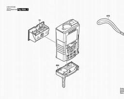 Bosch Distance Measuring Unit GLR 500 spare parts