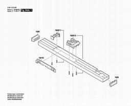 Bosch Distance Measuring Unit Disfix 80 spare parts