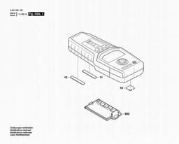 Bosch Metal Detector GMS 100 spare parts