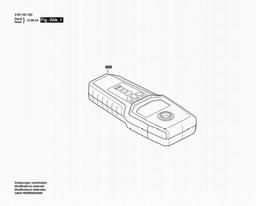 Bosch Metal Detector DC 100 spare parts