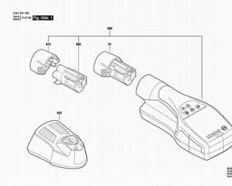 Bosch Univ Detection Device GMD 120 spare parts