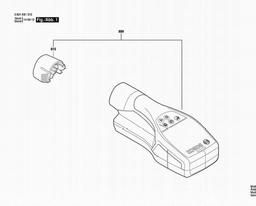 Bosch Univ Detection Device D-tect 120 spare parts