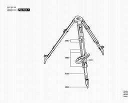 Bosch Fluid-level Gauge BT 170 HD spare parts