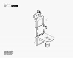 Bosch Mounting Bracket WM4 spare parts