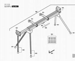 Bosch Work Table GTA 3700  PROFESSIONAL spare parts