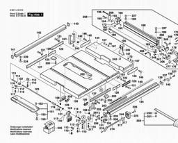 Bosch Table Saw 4100 spare parts